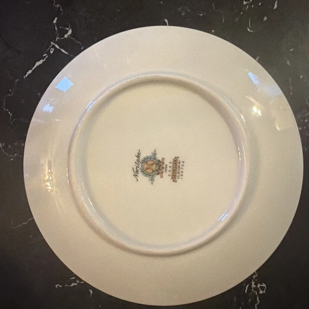 Vintage Noritake Georgian Dessert/ Bread Plates  6.5